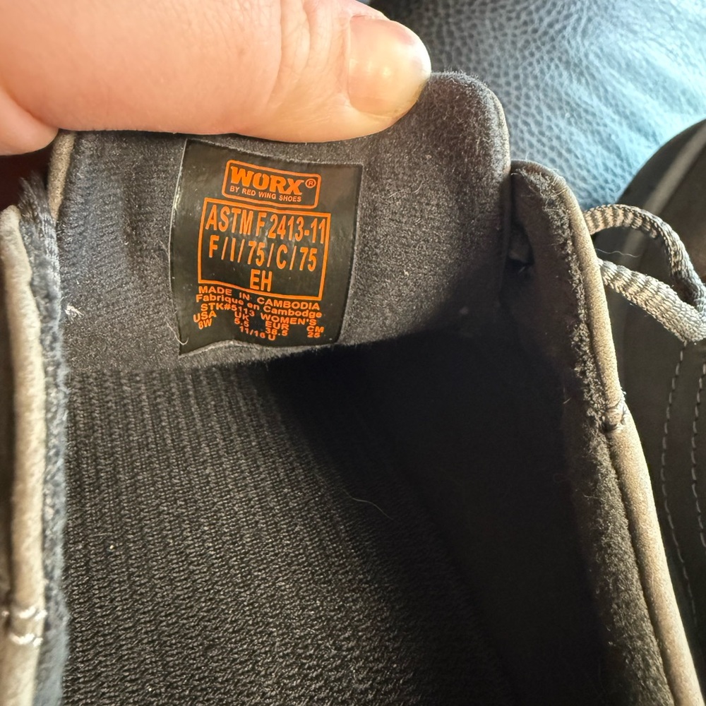 Red Wing Shoes Women's Grey Work Boots
